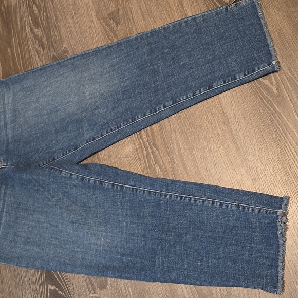 Eileen Fisher Crop Ankle Denim Blue Jean Sz 12 - Picture 14 of 15